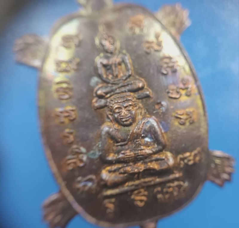 เต่าเรือนหลวงปู่หลิว พิมพ์พุทธซ้อน วัดไร่แตงทอง ปี2535