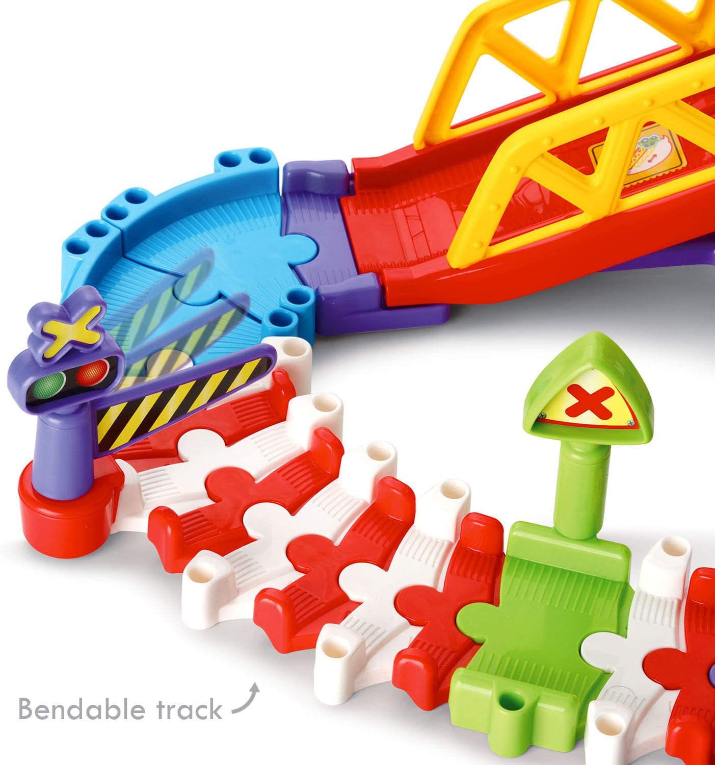 VTech Go! Go! Smart Wheels Roadmaster Train Set ของเล่นรางรถ