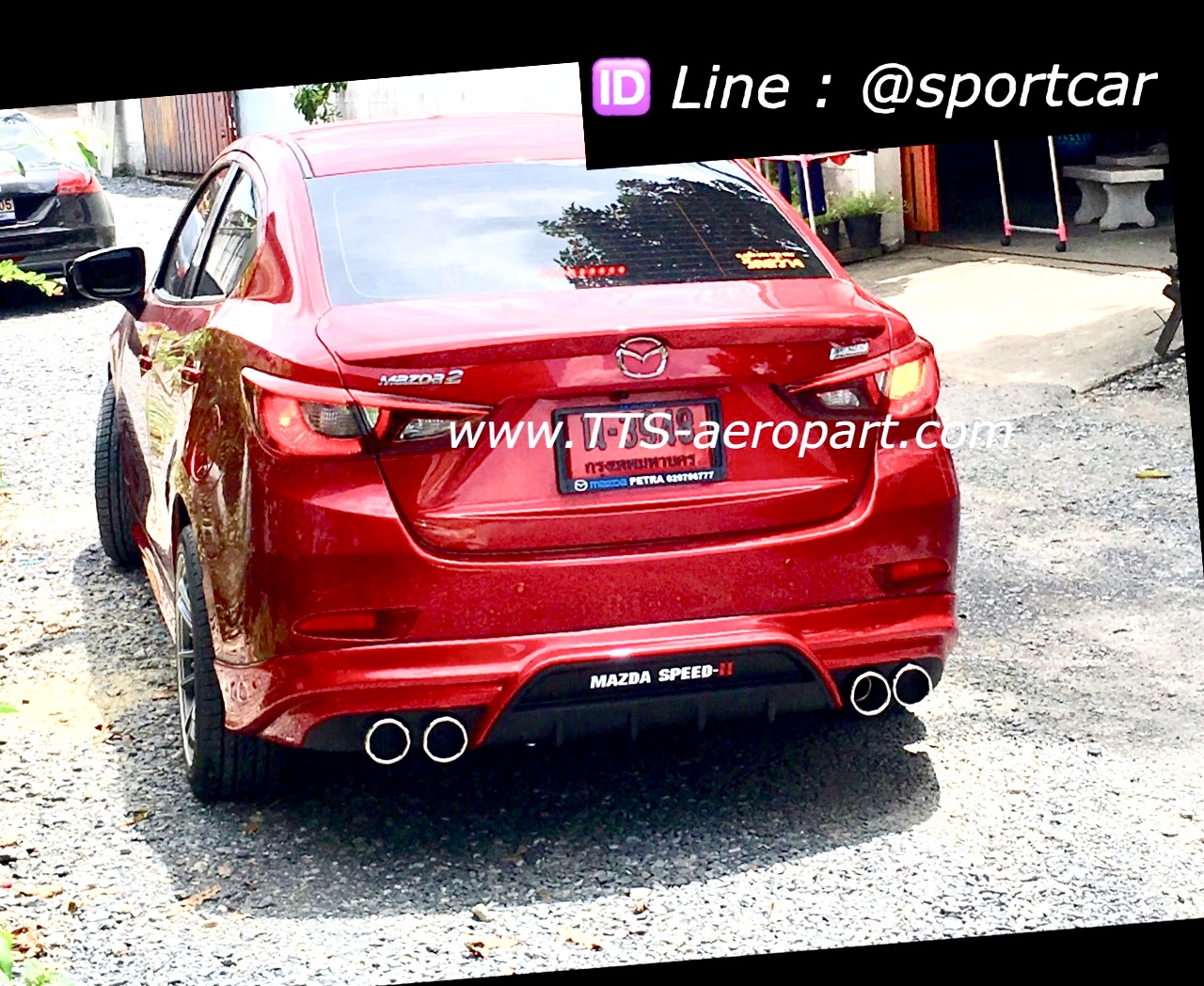 ชุดแต่งMazda2 2017 2018 2019 ทรง JAB, สเกิร์ต Mazda2 Skyactiv รอบคัน มาสด้า2 แต่งสวย 4และ5 ประตู