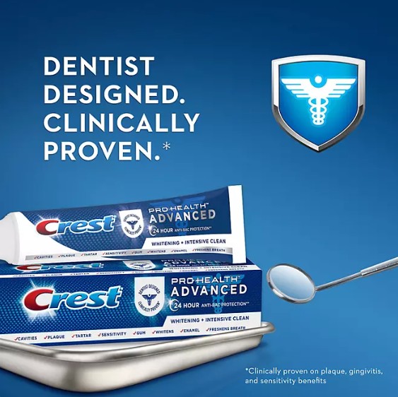 Crest Pro-Health Advanced Whitening + Intensive Clean Toothpaste