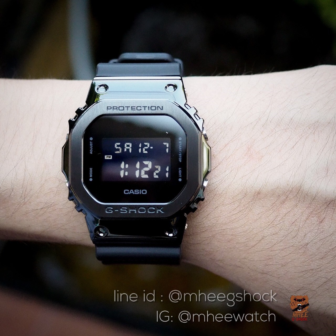 ยักษ์เล็ก Metal Face All Black GM-5600B-1 หายากมาก