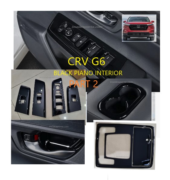 ชุดตกแต่งภายใน CRV G6 2023-2026 Black Piano (Part 2)