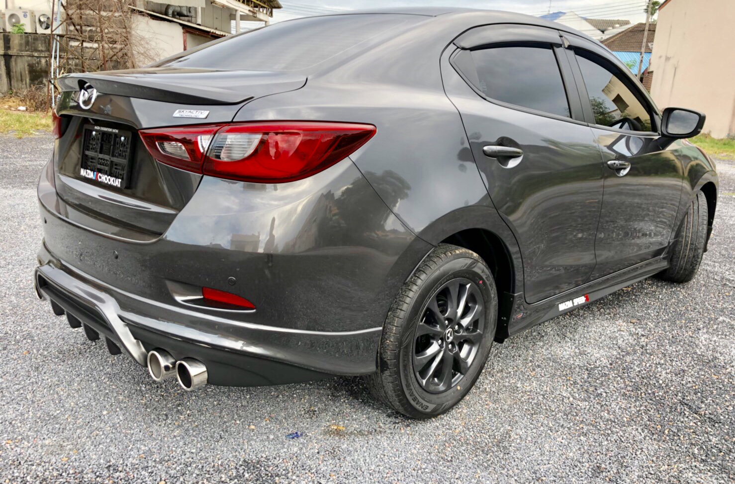 ชุดแต่งMazda2 2017 2018 2019 ทรง JAB, สเกิร์ต Mazda2 Skyactiv รอบคัน มาสด้า2 แต่งสวย 4และ5 ประตู
