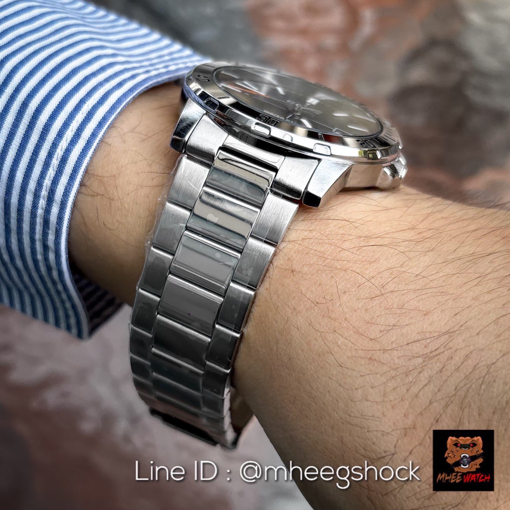 Casio Men of Steel ขอบส้ม