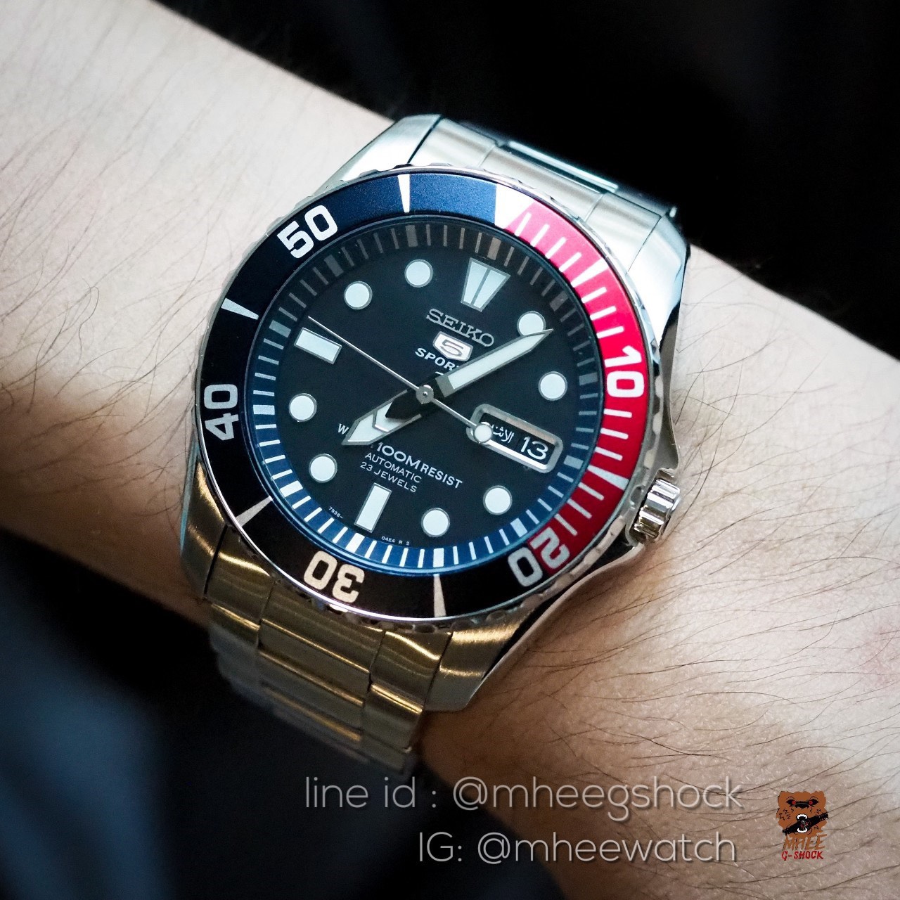 Seiko Pepsi Submarine SNZF15K1 หายากมากเลิกผลิตแล้ว