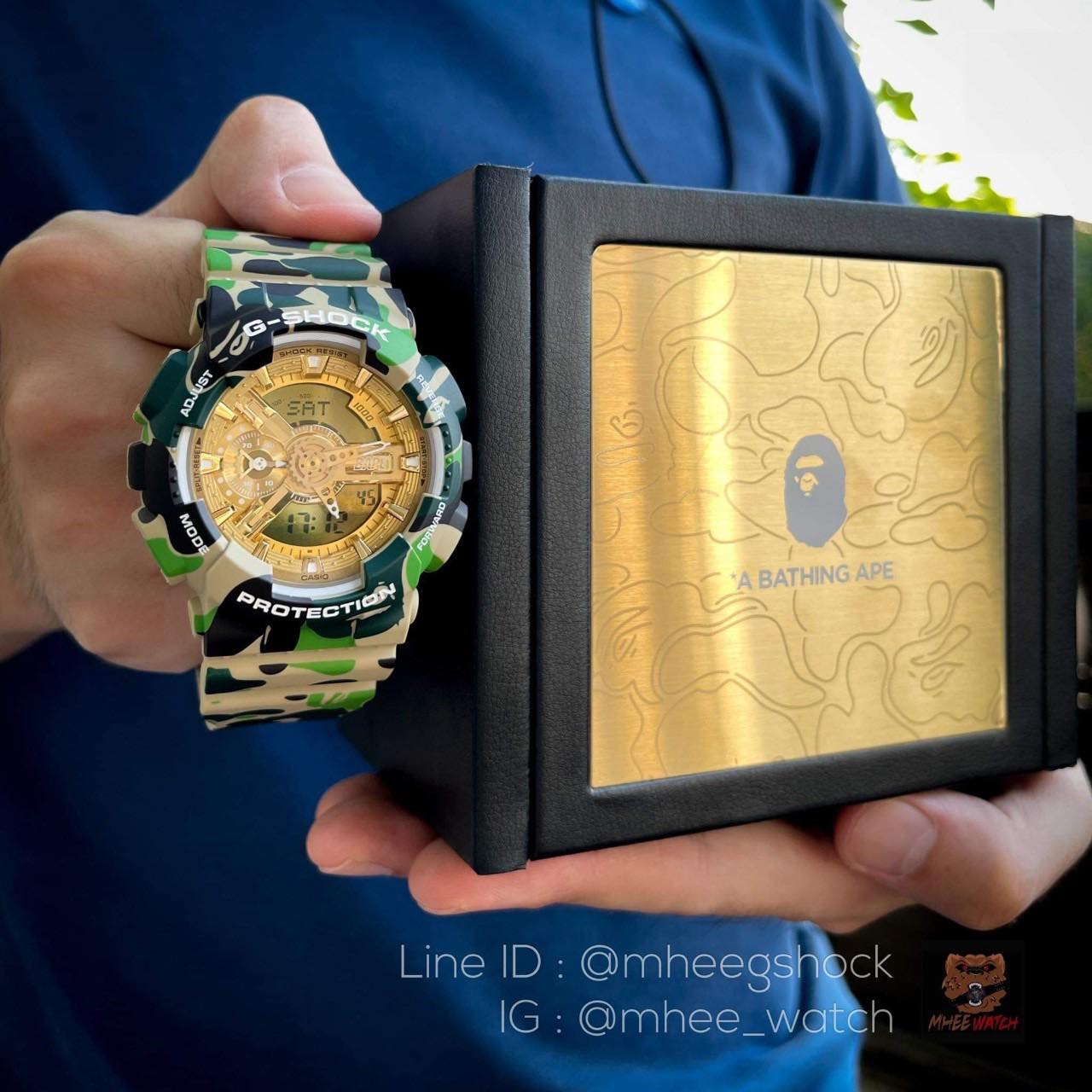 GA-110APE-5A x A BATHING APE LIMITEDในตำนานที่สุดรุ่นนึงของG-Shock