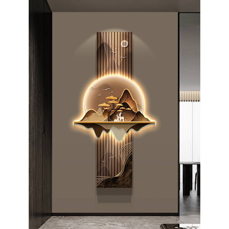 CT148G005 SOSHOKU ภาพติดผนัง ภาพติดผนังแบบชาร์ตได้ ไม่ต้องเดินสายไฟ ภาพติดผนังโมเดิร์น ภาพไฟLED