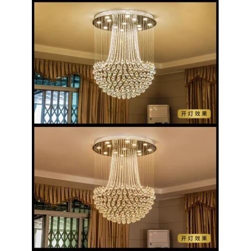 CT195A165 SOTMIA โคมระย้า โคมไฟพวงองุ่น ไฟติดโถงบรรได