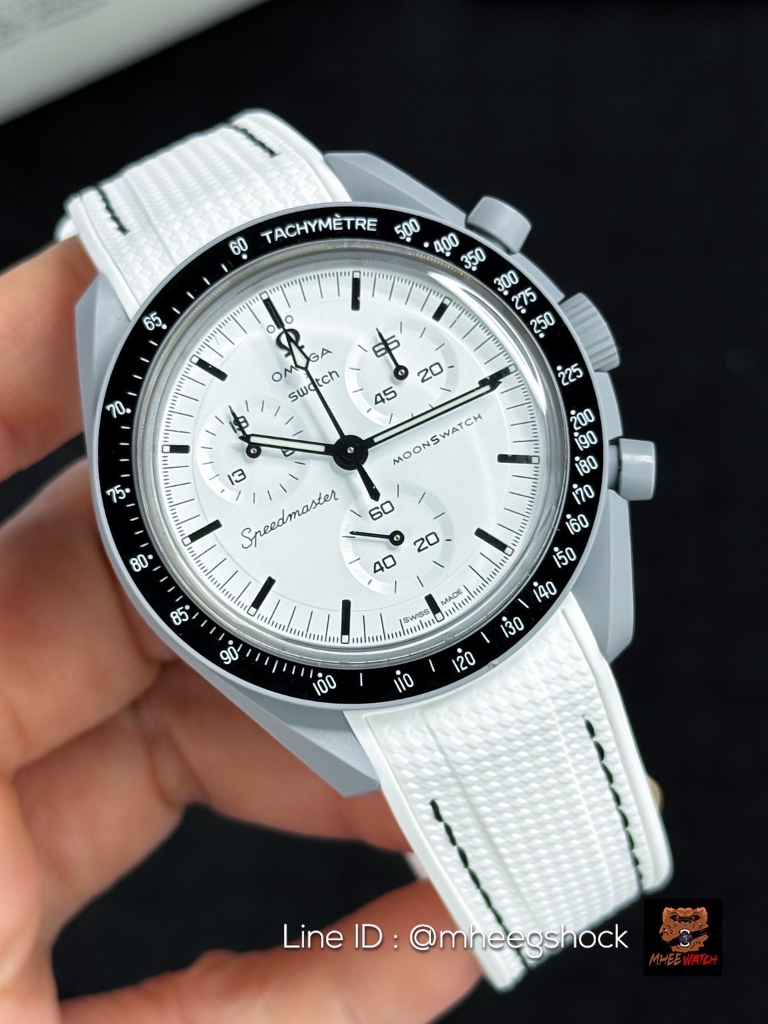 SWATCH X OMEGA Speedmaster MOONSWATCH 1965 NEW Collection 2025 Free Premium Rubber Strap