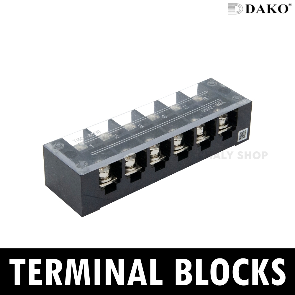 DAKO® TB 6006 6P 60A เทอร์มินอล (Terminal Blocks)