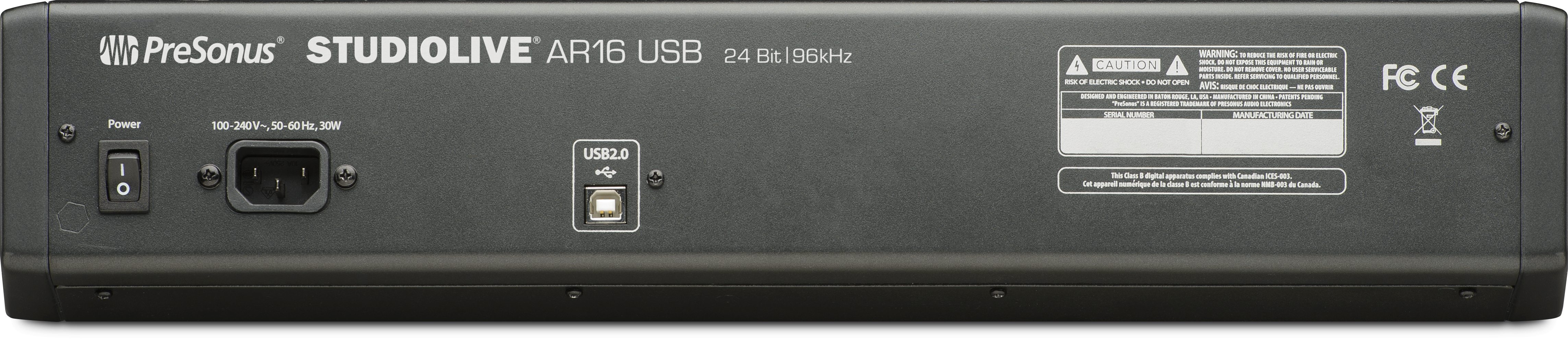 มิ๊กเซอร์ PreSonus StudioLive AR16 USB