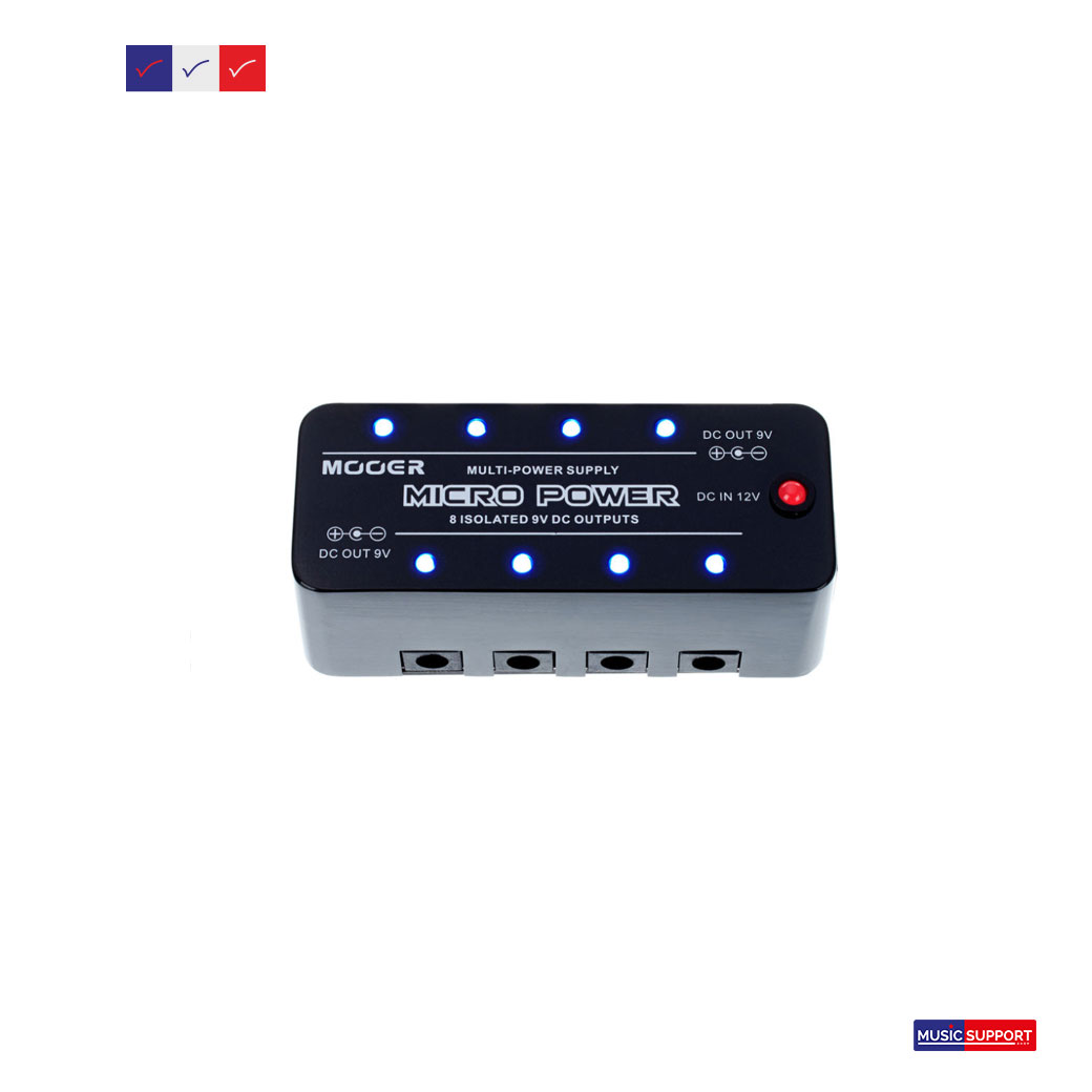 Mooer Micro Power – 8 Ports Isolated Power Supply