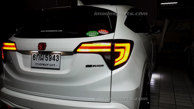 โคมไฟท้าย HRV Prototype V.3 (ไฟเลี้ยววิง+Welcome Display 2021)