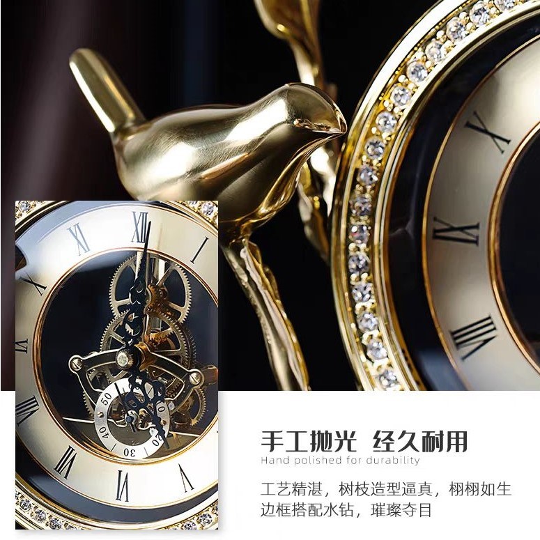 CT188C033 INTERY นาฬิกาตั้งโต๊ะ นาฬิกาโมเดิร์นลัคซูรี่ ของตกแต่งบ้าน