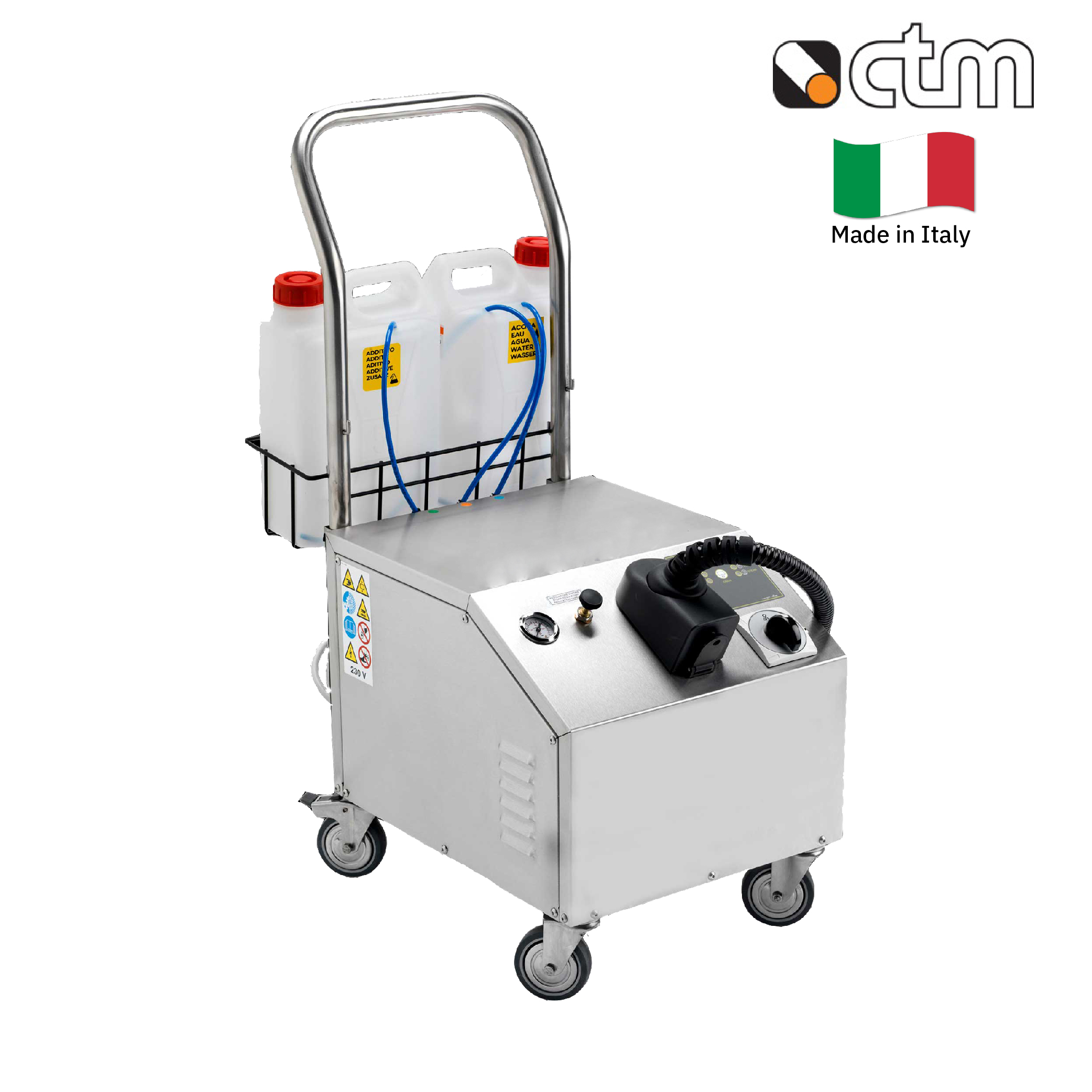 เครื่องทำความสะอาดระบบไอน้ำ CTM รุ่น CSG 8T Plus