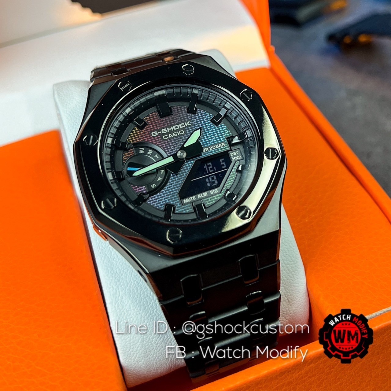 G-SHOCK Customized Ga-2100 Music Edition PVD Black Sandblast