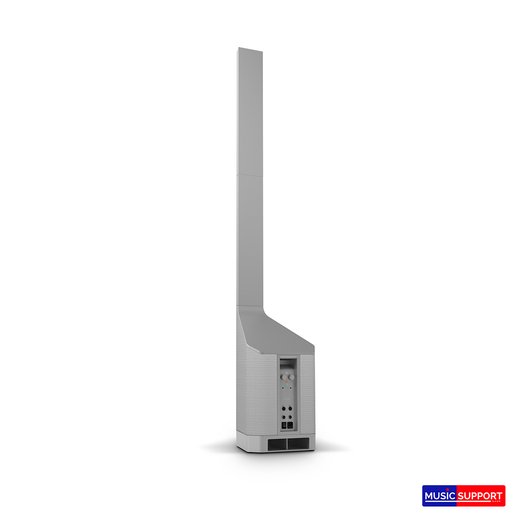 LD Systems MAUIP900W Powered Column PA System by Porsche Design Studio in Cocoon White
