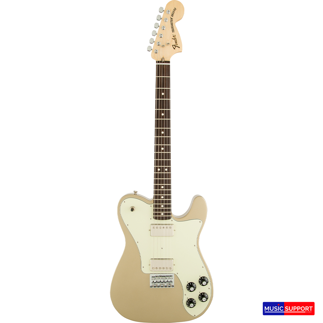 กีตาร์ไฟฟ้า Fender Chris Shiflett Telecaster Deluxe Shoreline Gold w/ Hard Case