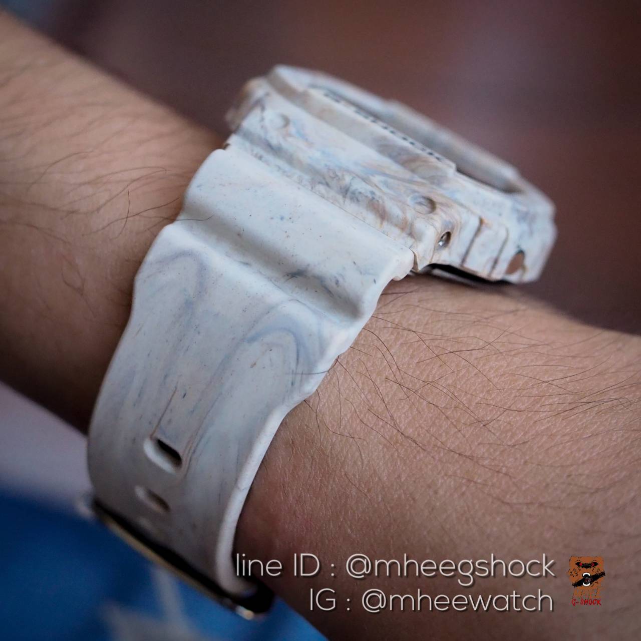 นาฬิกา G-Shock ลายหินอ่อน UTILITY WAVY MARBLE DW-5600WM-5 ของแท้