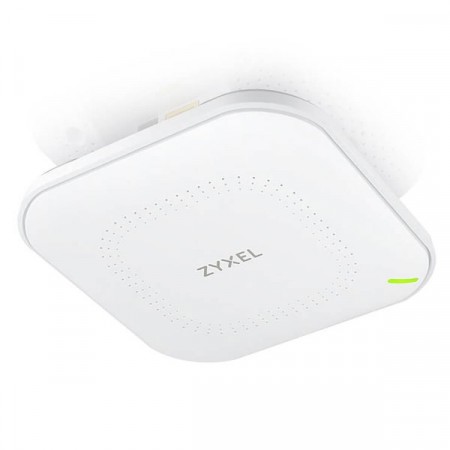 Zyxel NWA50AX AccessPoint 802.11ax (WiFi 6) Dual-Radio PoE 2.4GHz: 575 Mbps 5GHz: 1200 Mbps (2.4GHz/5GHz): 23/26 dBm เสาอากาศ 2.4GHz: 3 dBi 5GHz: 4 dBi