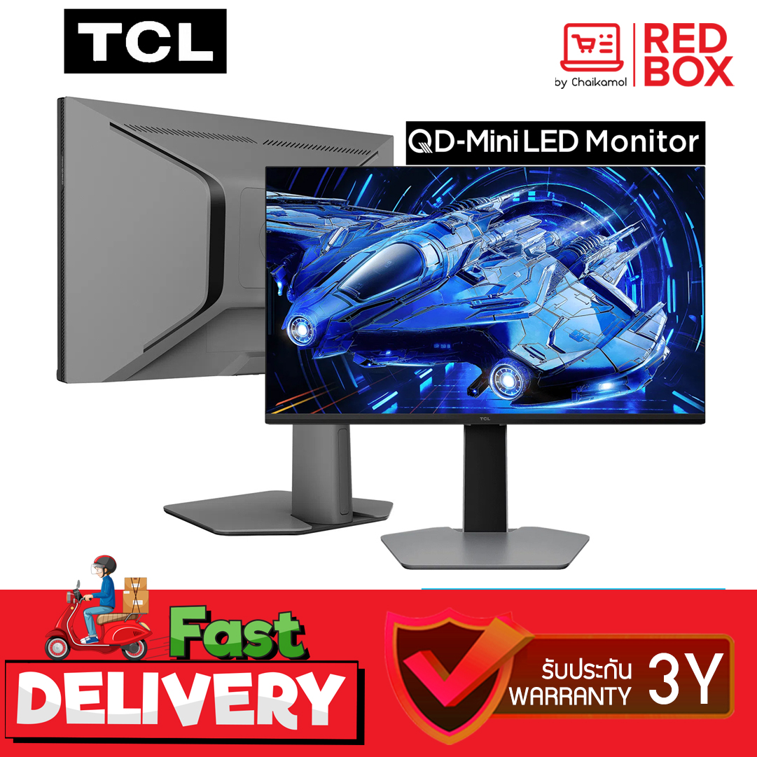 [กดCode SHOCK20 ลด20%] TCL QD-MiniLED Gaming Monitor 27 นิ้ว รุ่น 27G64 QHD 180 Hz, 1ms / ประกัน 3 ปี