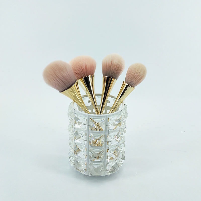 TS061D030 HOMMY ที่ใส่แปรง ที่ใส่หวีแปรง ที่ใส่ลิปสติก ใส่แปรงเหลี่ยมคริสตัล