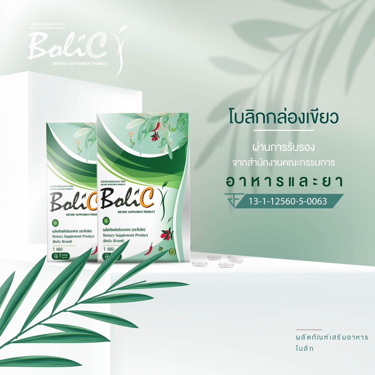Bolic โบลิก อาหารเสริม ลดน้ำหนัก
