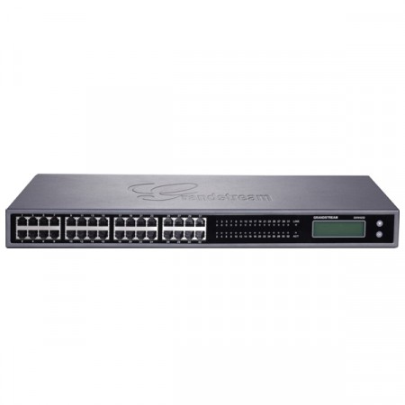 Grandstream GXW4232 Analog VoIP Gateway, 32FXS 4SIP Account, 2Port 50 Pin Telco Connectors, 1 LAN 10/100/1000Mbps, LCD Display