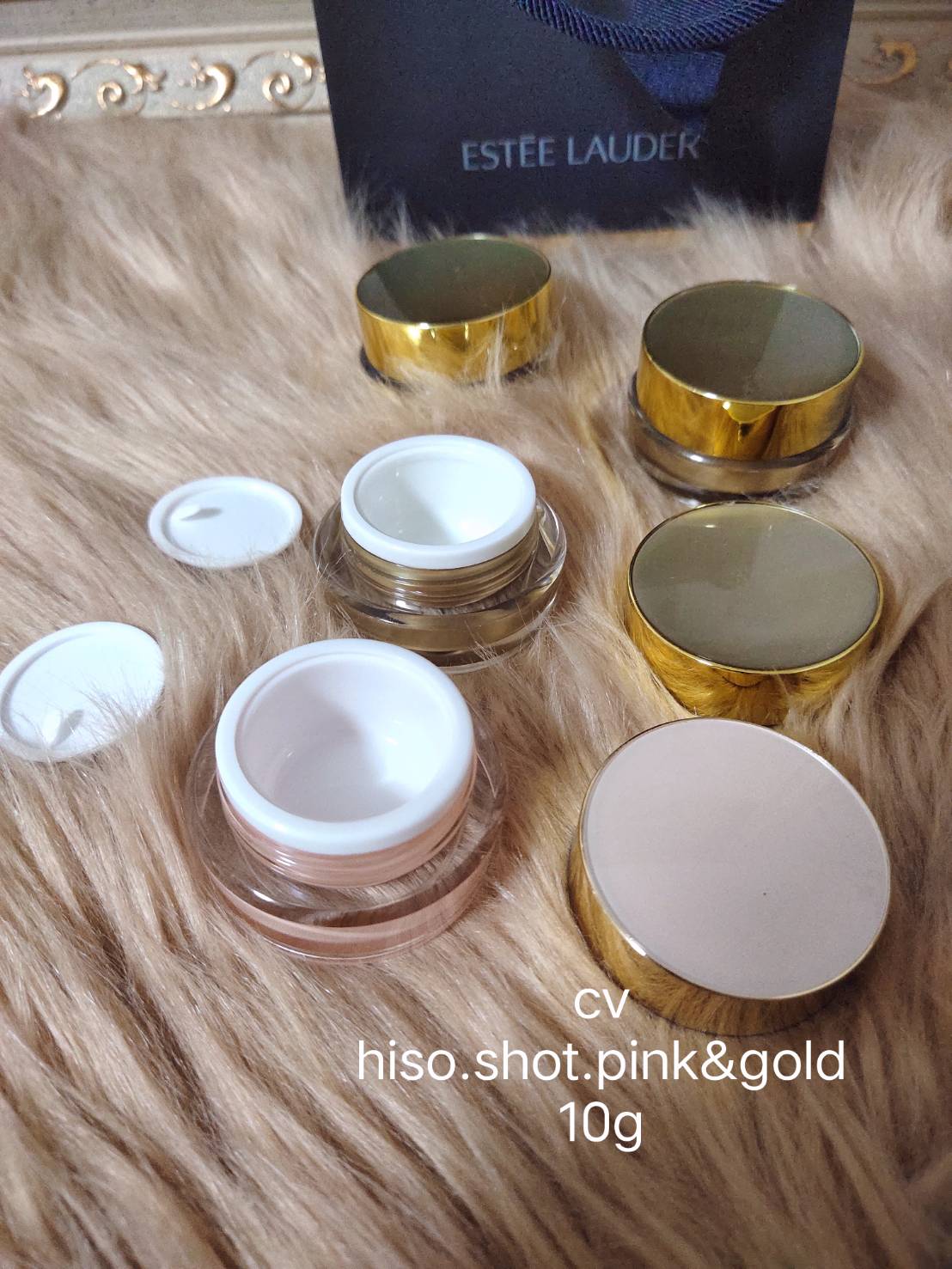 ขายส่งกระปุกครีม อคิลิค hiso shotgold shotpink ขนาด 10g