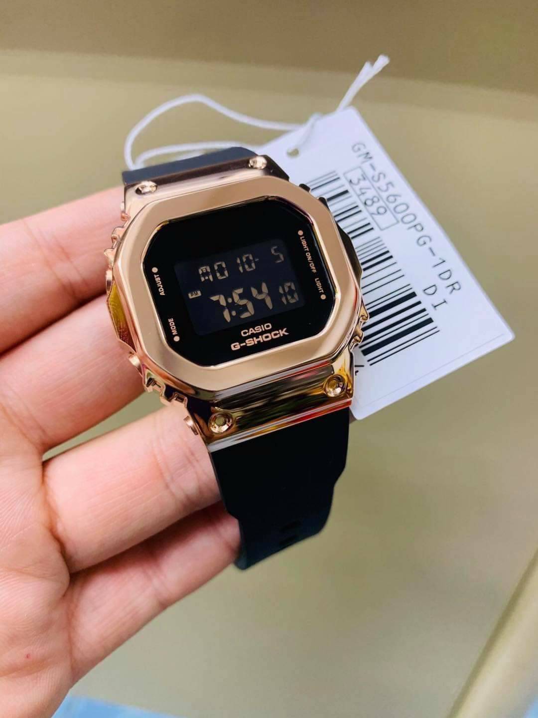 G-Shock Mini for lady Black Pinkgold color rare item GM-S5600PG-1