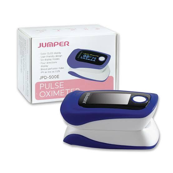 เครื่องวัดออกซิเจนปลายนิ้ว JUMPER รุ่น JPD-500E (Fingertip Pulse Oximeter JUMPER JPD-500E) รับประกันศูนย์ไทย 1 ปี