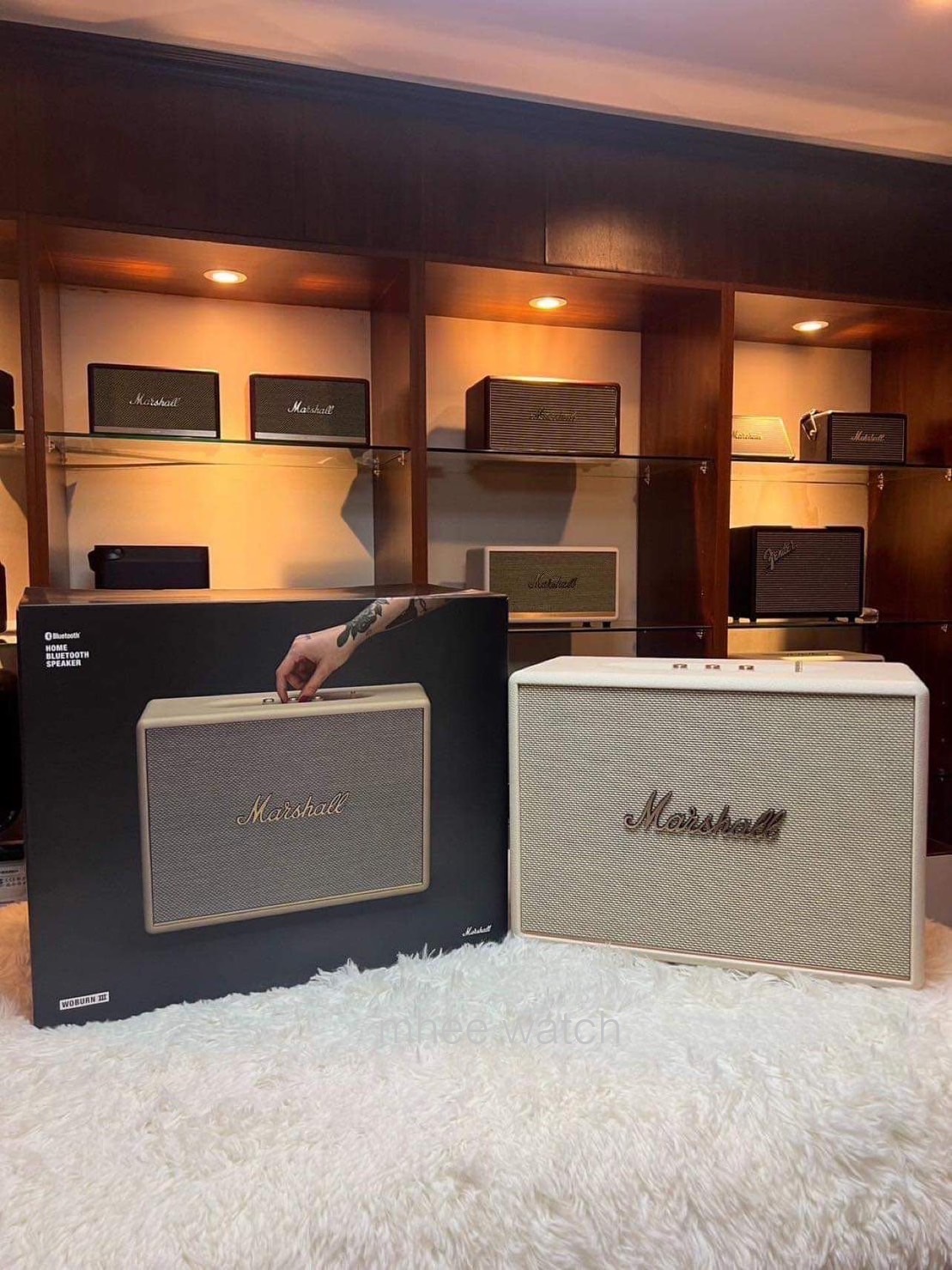 ลำโพงบลูทูธ Marshall Woburn III White Gold Color New Arrivals รุ่นใหม่ 150Watts เทคโนโลยีล้ำเสียงดีกว่าเดิม ของแท้ล้าน%