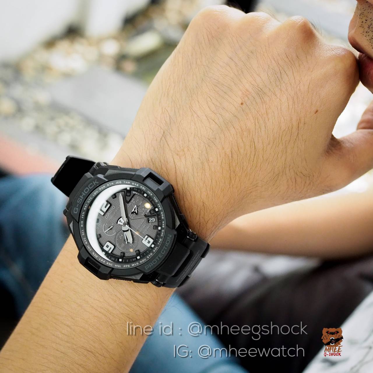 G-Shock นักบิน ดำ รุ่น G-1400A-1ADR ของแท้ ประกันศูนย์ CMG 1 ปี