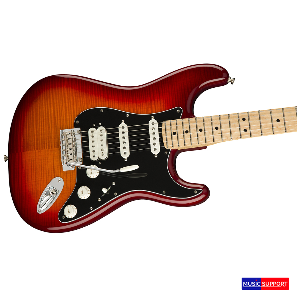 กีตาร์ไฟฟ้า Fender Player Stratocaster® HSS Plus Top MN - Aged Cherry Burst