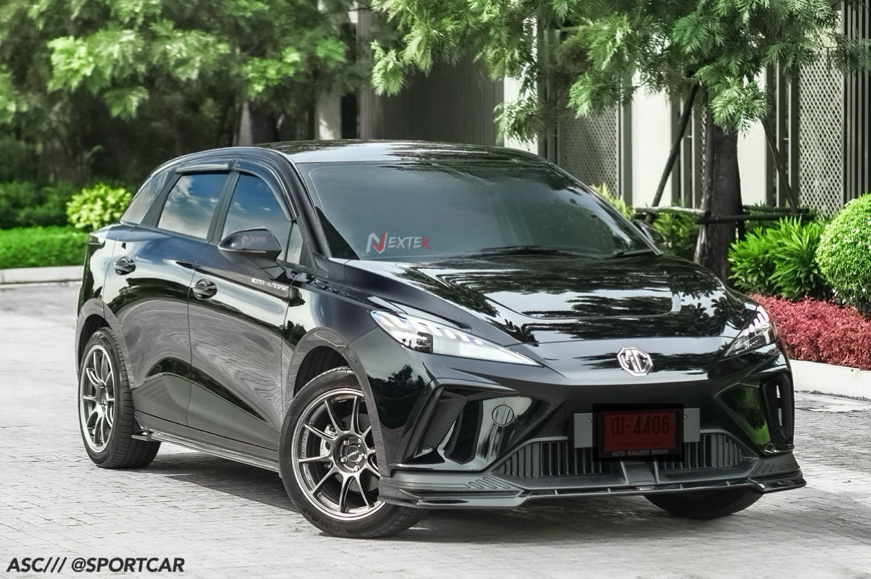 ชุดแต่ง MG4 2023 2024 2025 ทรง NEXTER - MG4 ลิ้นแต่ง แต่งสวย สเกิร์ตรอบคัน ของแต่ง งานคุณภาพ งานดีไซน์แท้ Line id : @sportcar