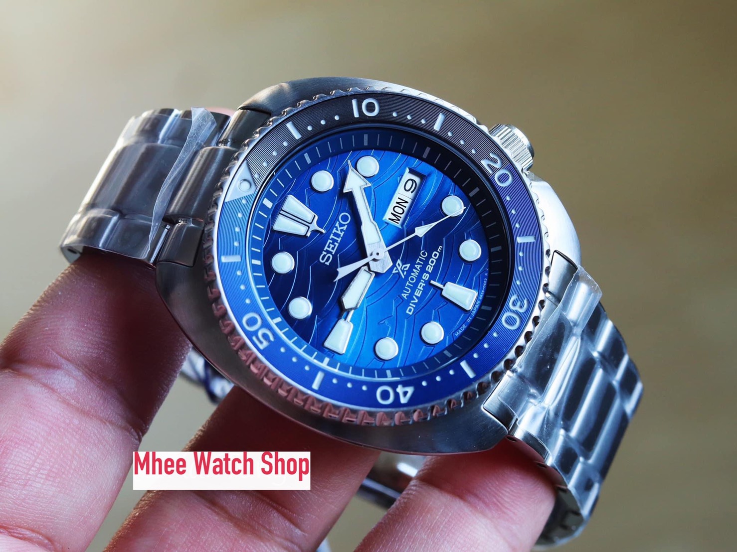Seiko Prospex Turtle Sepcial edition Save The Ocean Automatic Diver's SRPD21 SRPD21J1 SRPD21J 200M Men's Watch