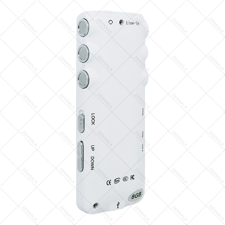 เครื่องบันทึกเสียง รุ่น K6 Voice Recorder จอแสดงผล TFT 1.1 นิ้ว ความจุ 8 GB ขนาด : 9.2 x 3.5 x 1.2 cm