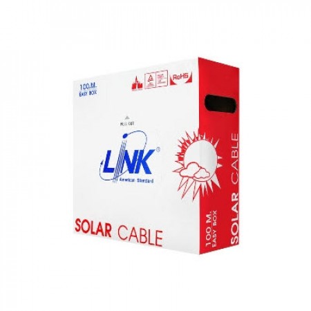 Link CB-1060AB-1 PV Solar Cable, 62930 IEC131, H1Z2Z2-K, (1,500V), 1x6 mm² Black Color 100 m./Box.