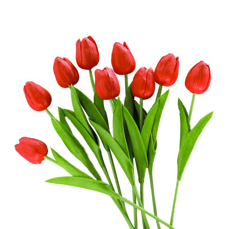 ดอกทิวลิป Tulips ดอกไม้ปลอม ตกแต่ง ดอกไม้พลาสติก ST503E817