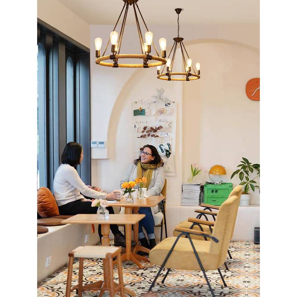 CT192A159 SOTMIA โคมไฟระย้าแบบอเมริกัน โคมไฟย้อนยุคในชนบท Lamp