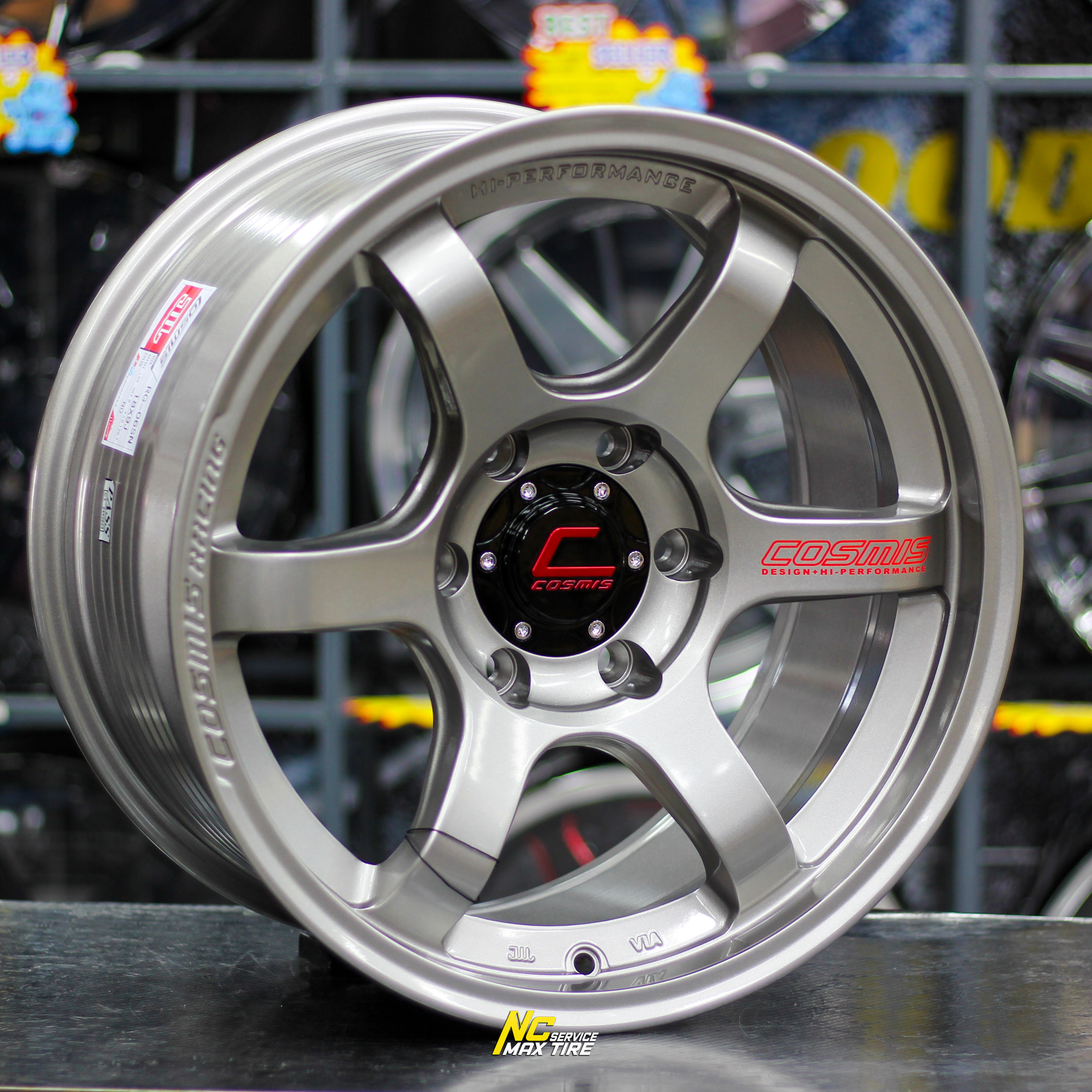 ล้อแม็กขอบ18 / Cosmis RG-06SNE / 18x9.0 6H139.7 ET25 / สี Hyper sonic Gloss Bronze / ชุดรวม 4 วง
