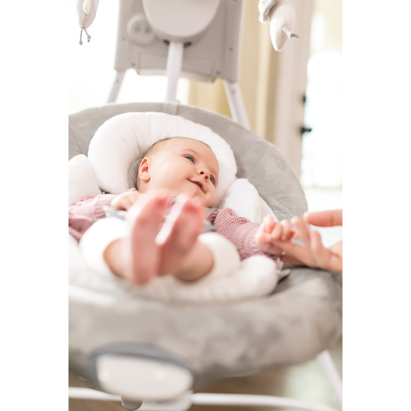 Ingenuity DreamComfort InLighten Cradling Swing - Braden เปลไกวไฟฟ้า ใช้ไฟบ้านได้