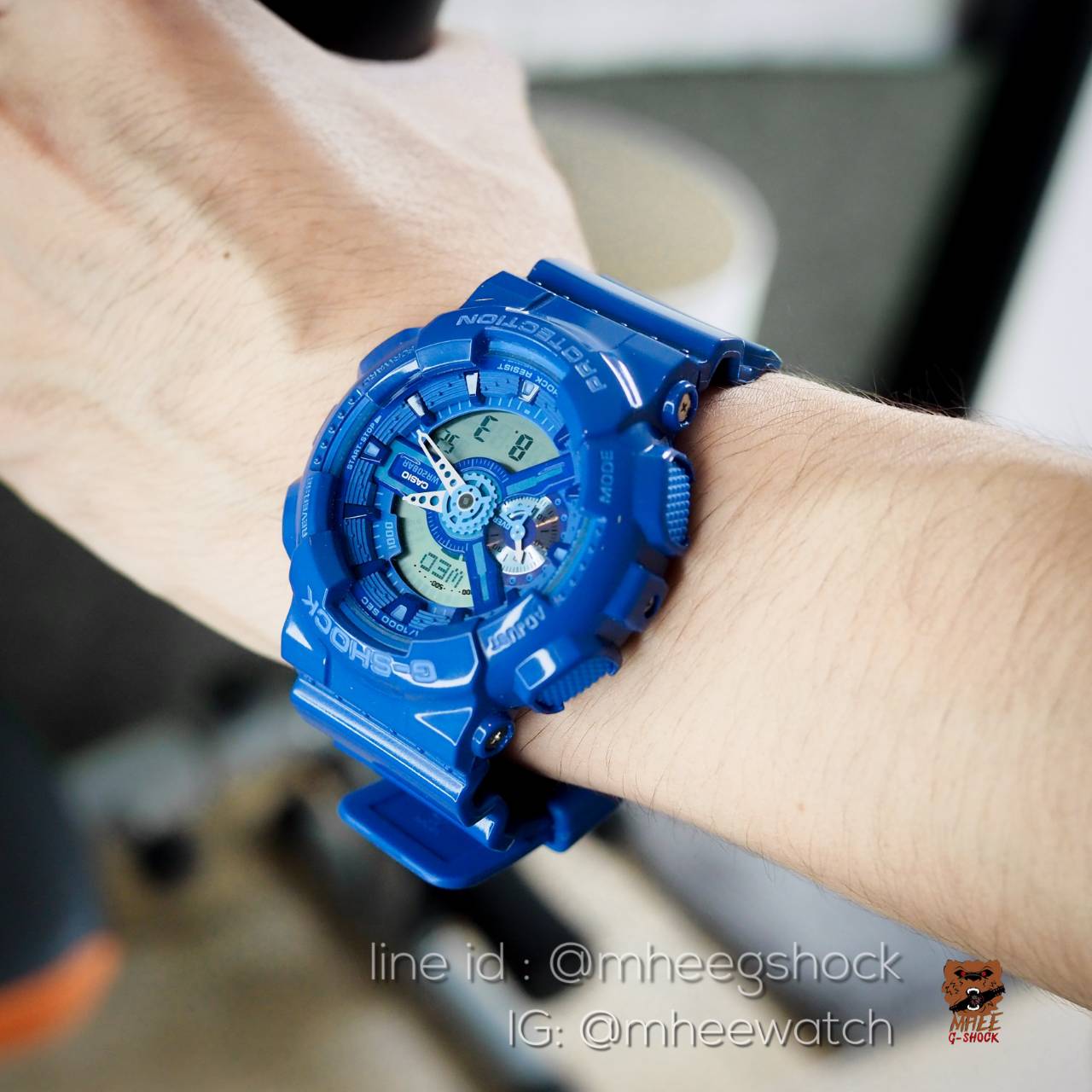 Casio G-Shock น้ำเงิน รุ่น GA110 ของแท้ ประกันศูนย์ CMG **Rare Item**