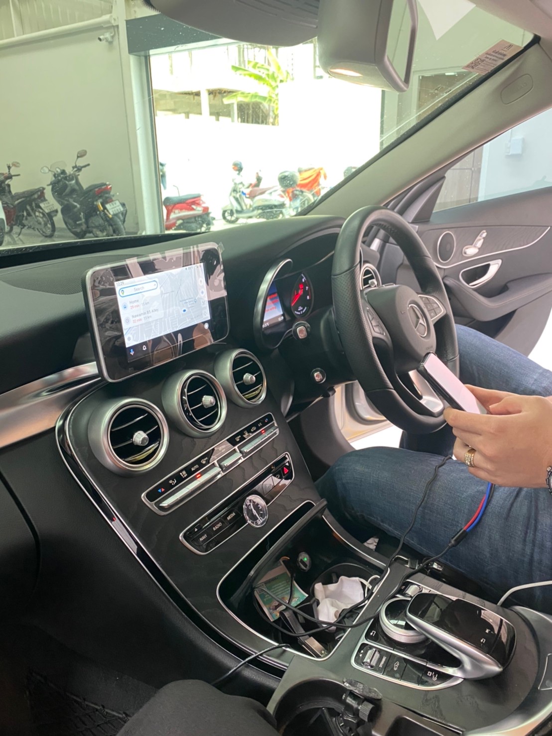 unlock w205 carplay