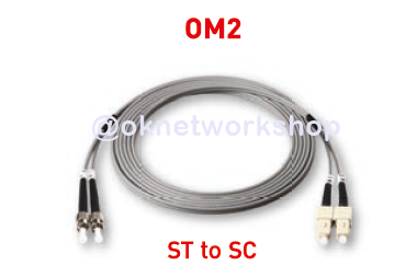 UFP546D31-03 ST-SC Duplex Patch Cord OM2 MM 3 Meters.