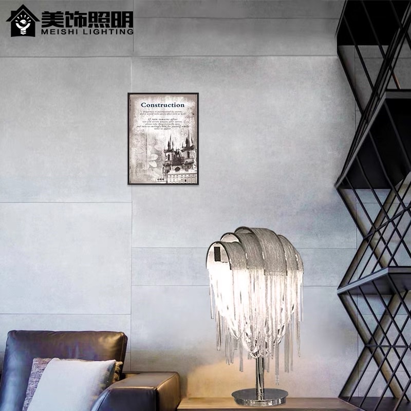 CT119A050 SOTMIA #โคมไฟตั้งโต๊ะ โคมไฟตั้งพื้น โคมไฟพู่ Tassel lamp โคมไฟ led โคมไฟโมเดิล โคมไฟModern luxury