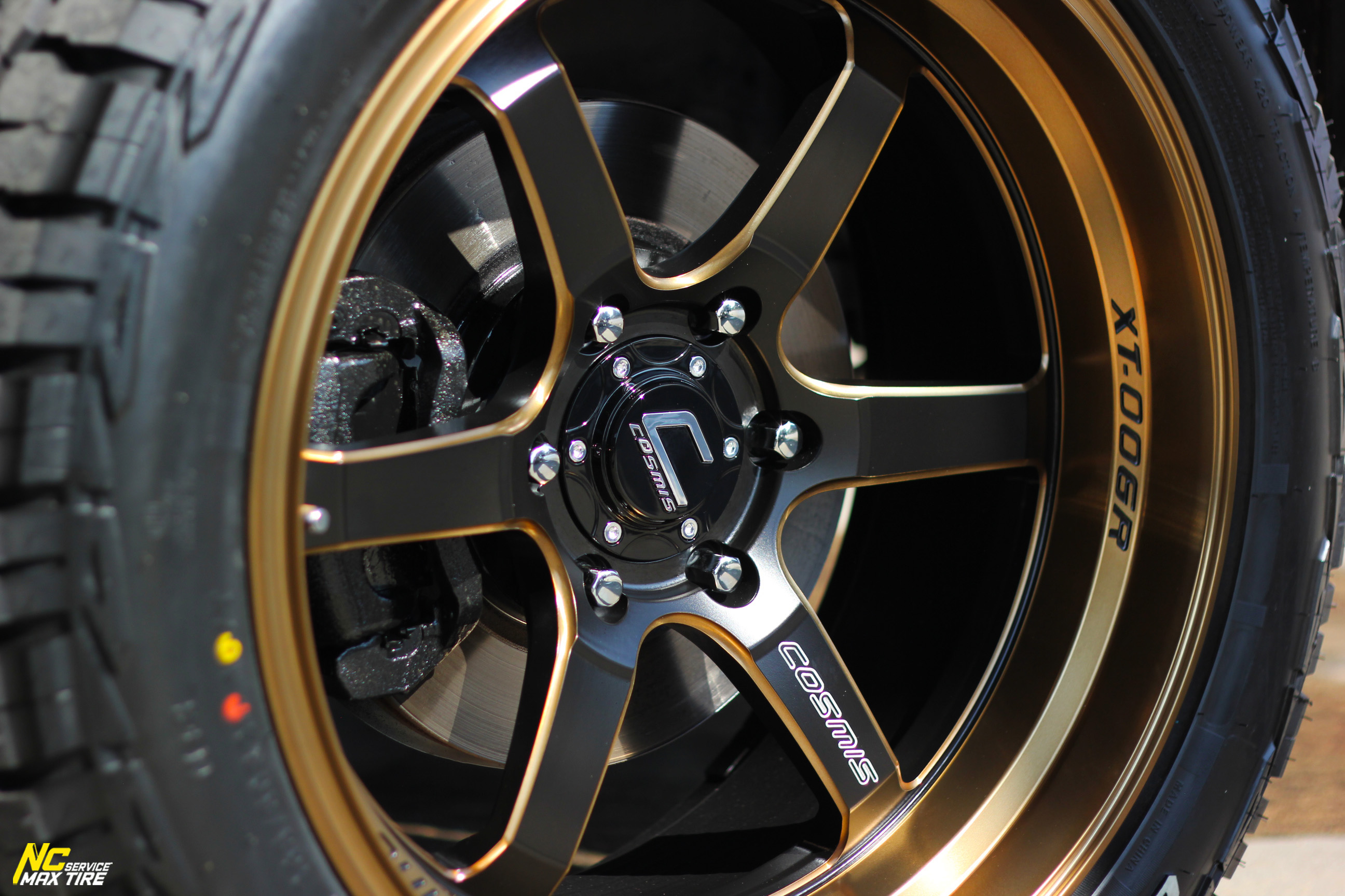 Mitsubishi Pajero Sport / ล้อแม็กขอบ20 / Cosmis / XT-006R / 20x9.5 6H139.7 ET5 / Raptor AT / 265/50R20 / SUV / PPV