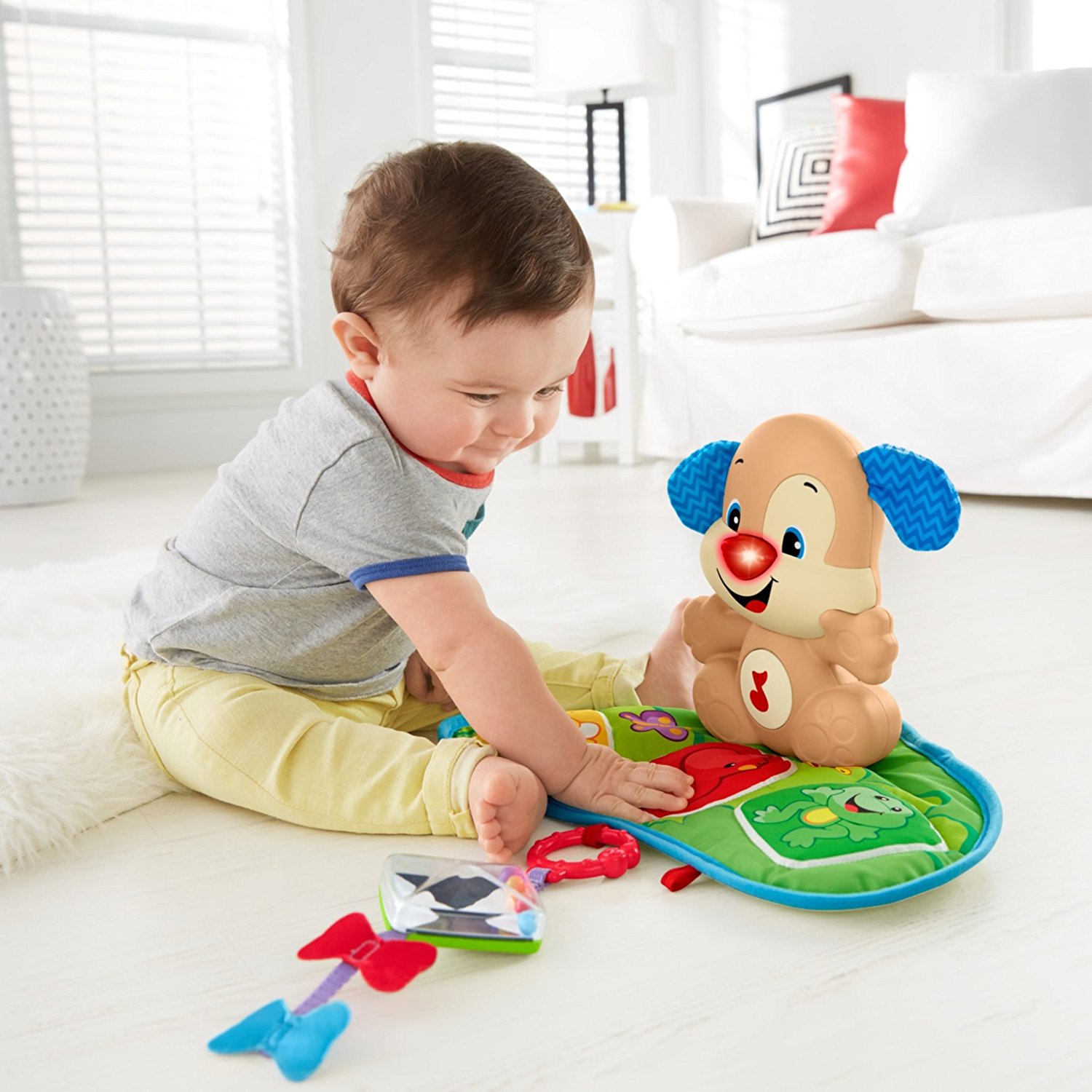 Fisher Price Puppy n Pals Learning Gym เพลยิมของเล่นเด็กแรกเกิดรุ่นใหม่