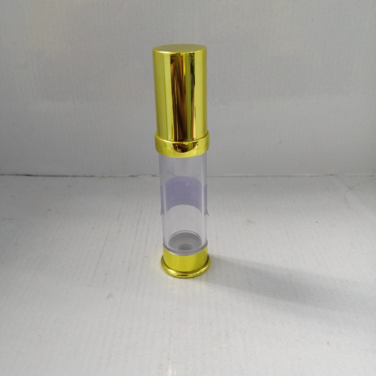 ขวดปั้มเจล ขนาด10ml รุ่นdb32 สีทอง ขวดปั้มสูญญากาศ ขวดปั้มเจล ราคาส่ง