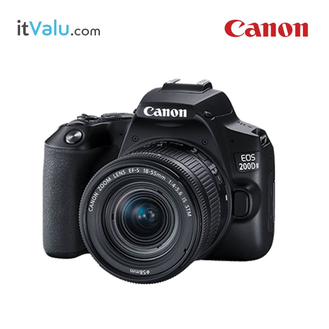 กล้อง canon DSLR(EOS) รุ่น EOS 200D II (EF-S 18-55mm f/4-5.6 IS STM)